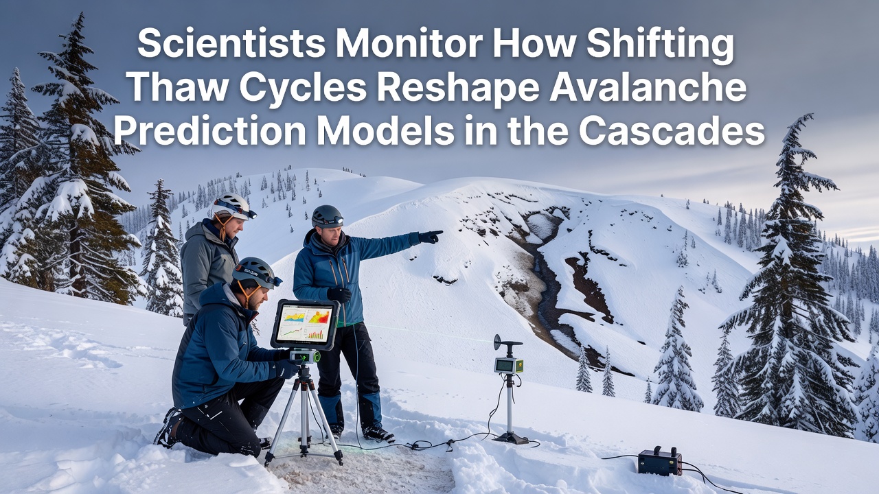 Researchers Update Avalanche Models as Thaw Cycles Shift Across the Cascades